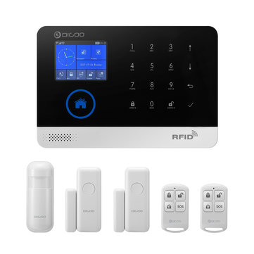 433MHz 2G&GSM&WIFI Smart Home Security Alarm System